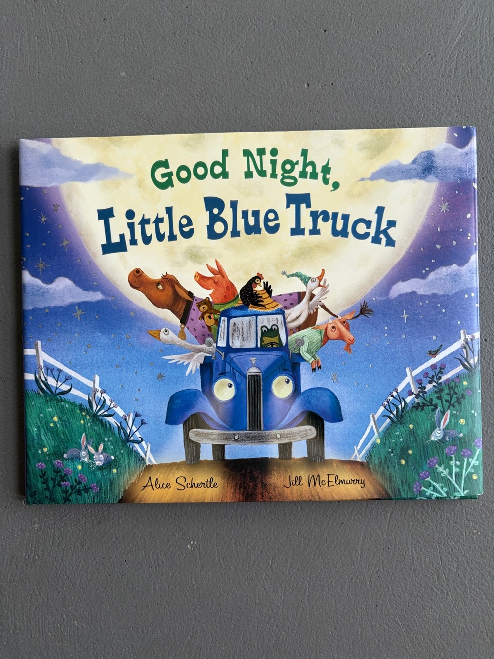 Good Night, Little Blue Truck Hardback Book